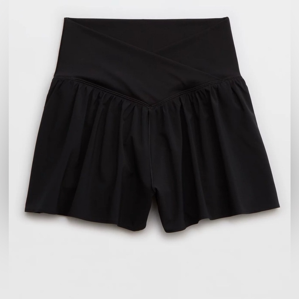 Aerie butterfly shorts 2 pairs, navy and black, size small
